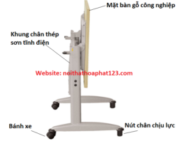 Bàn huấn luyện mặt gấp BHL12
