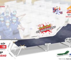 Giường gấp khu cách ly GI-01-08