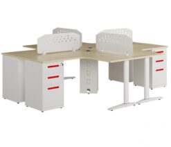 Cụm bàn làm việc 4 chỗ UNMD03CS3